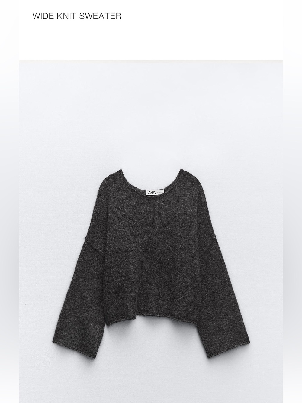 Zara Wide Knit Sweater M